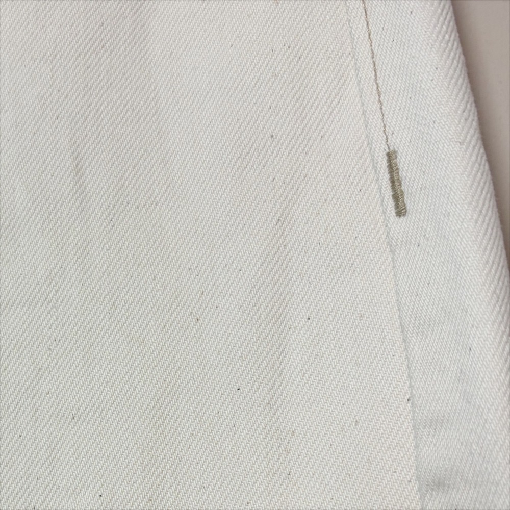Banana Republic Icon High-Rise Rigid Wide Leg Jeans Cream Off-White Denim 29 - Picture 5 of 12